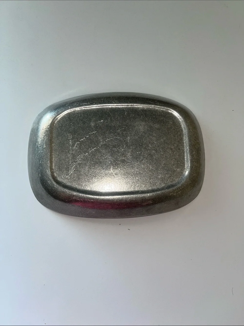 vintage wilton armetel pewter bread tray